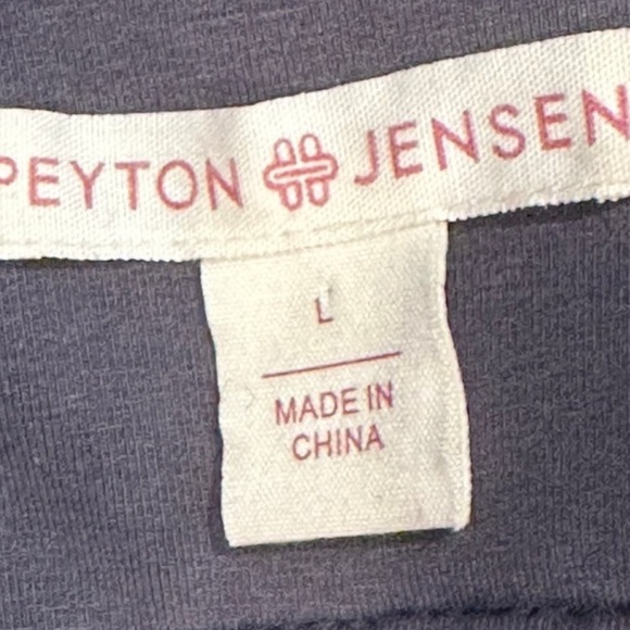 $149 Evereve Peyton Jensen gray stretchy moto jacket. Lots of details Size Large - Picture 6 of 14